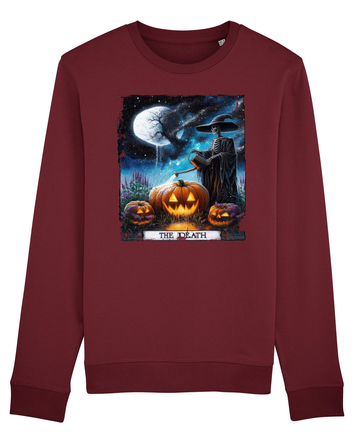 Bluză mânecă lungă Unisex Rise Burgundy
