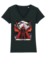 The Devil Tricou mânecă scurtă guler V Damă Evoker