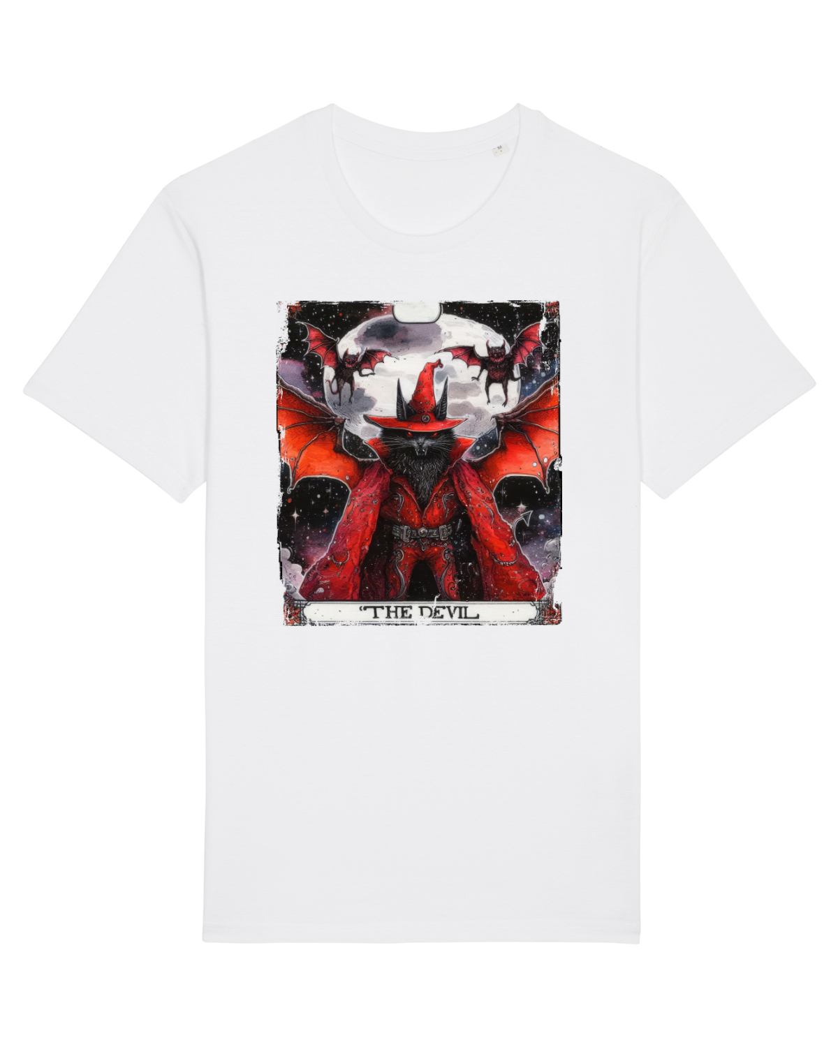 Tricou mânecă scurtă Unisex Rocker White