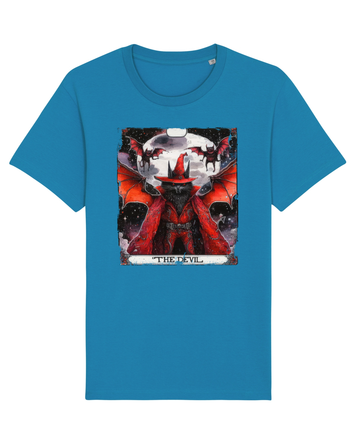 Tricou mânecă scurtă Unisex Rocker Azur