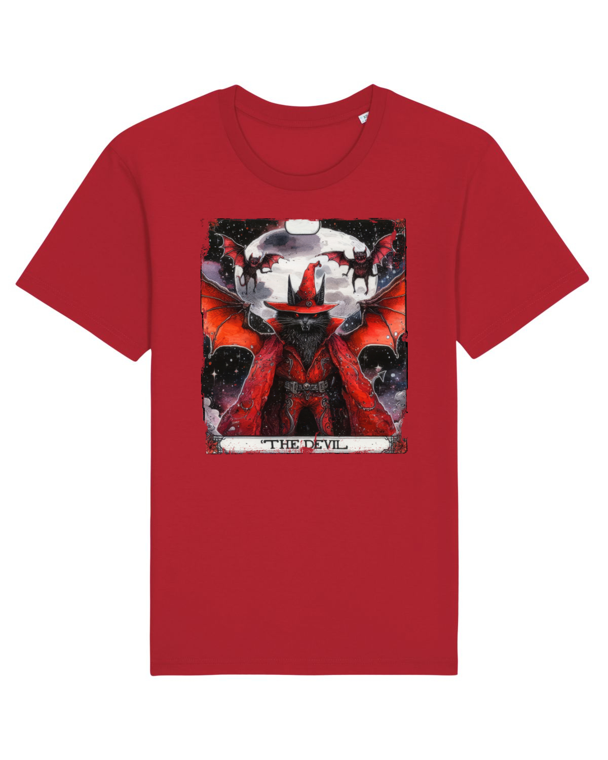 Tricou mânecă scurtă Unisex Rocker Red
