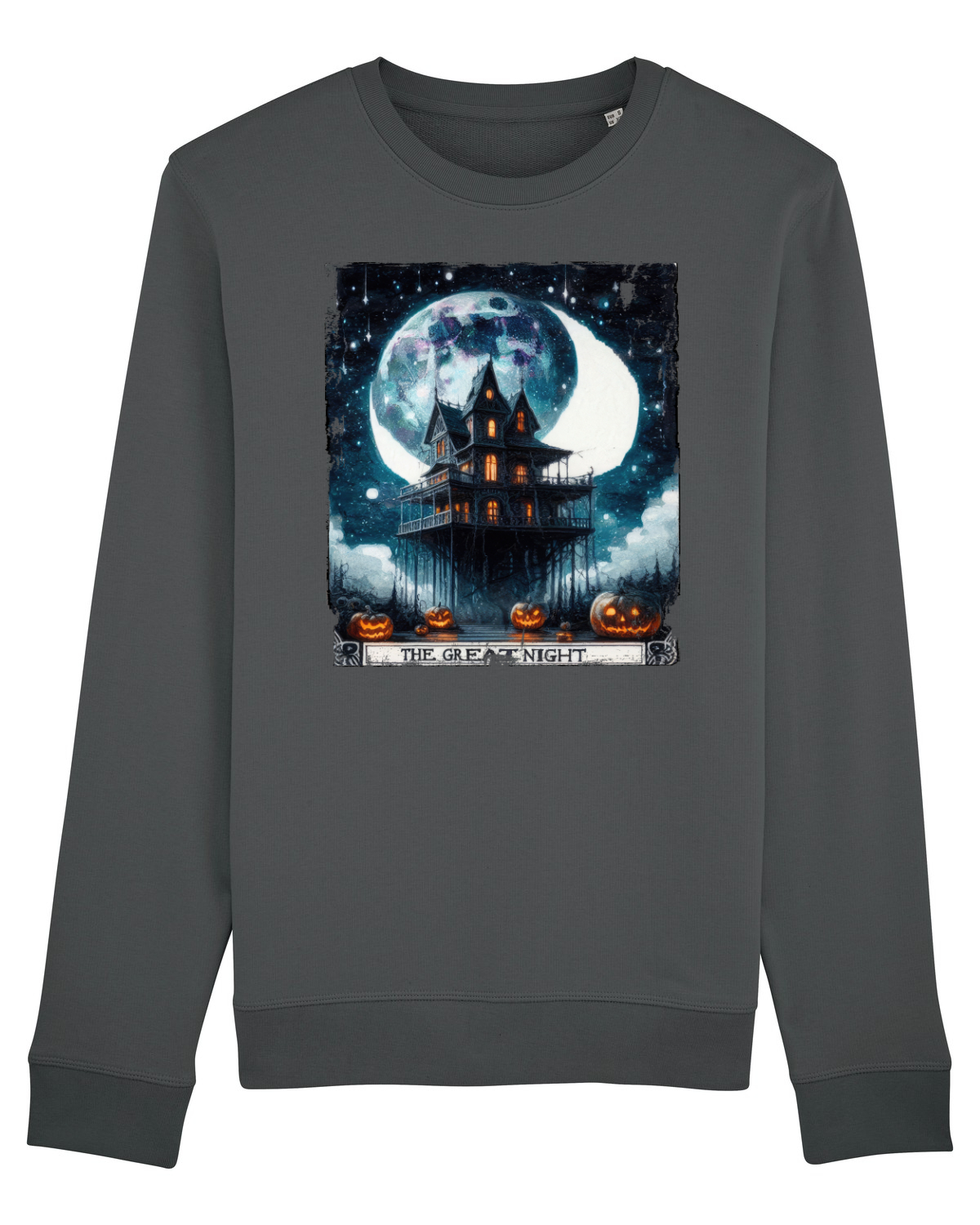 Bluză mânecă lungă Unisex Rise Anthracite