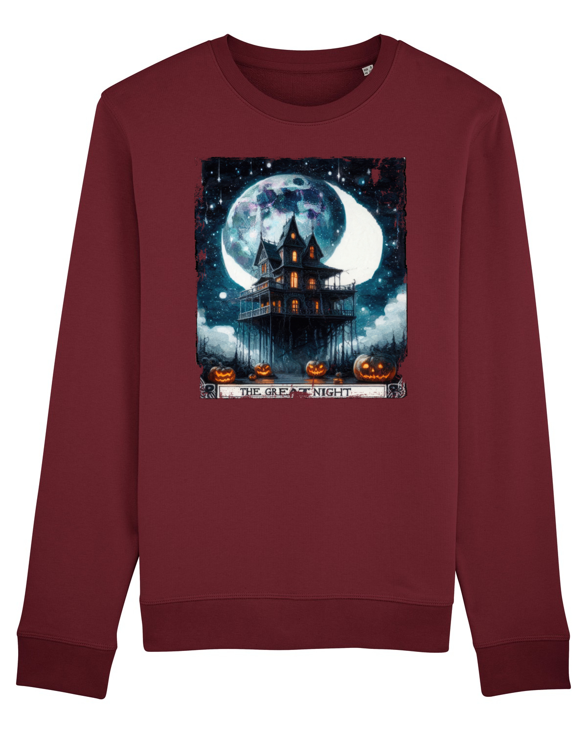 Bluză mânecă lungă Unisex Rise Burgundy