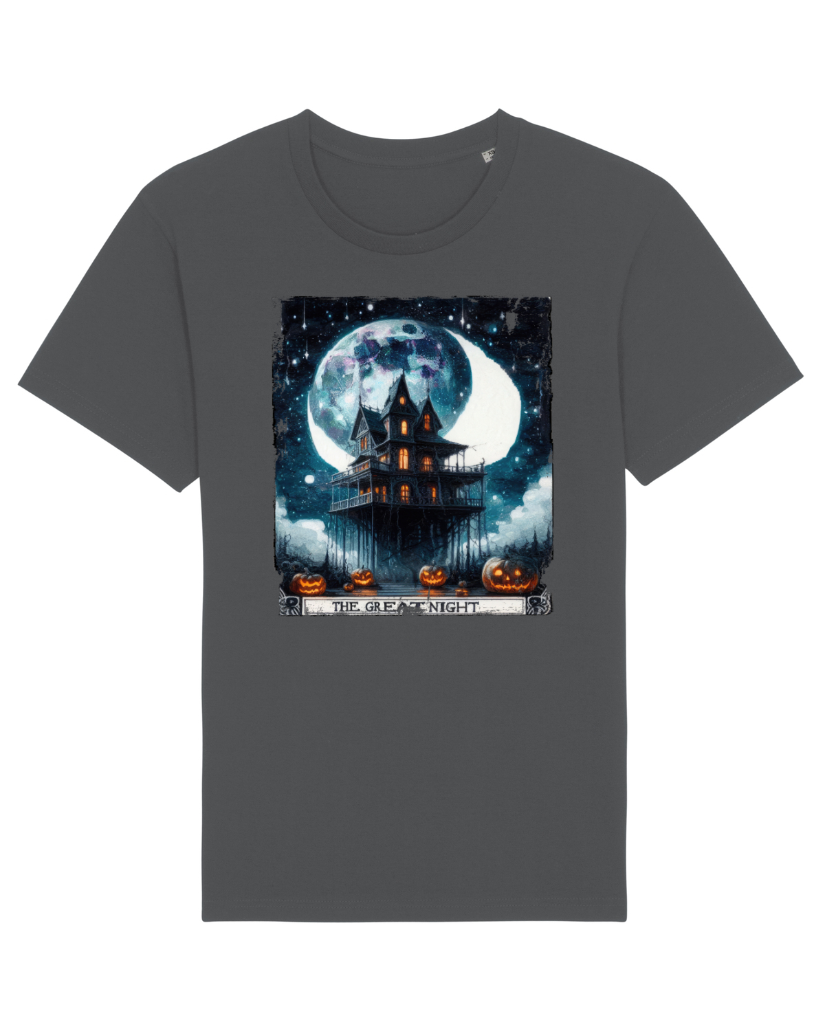 Tricou mânecă scurtă Unisex Rocker Anthracite