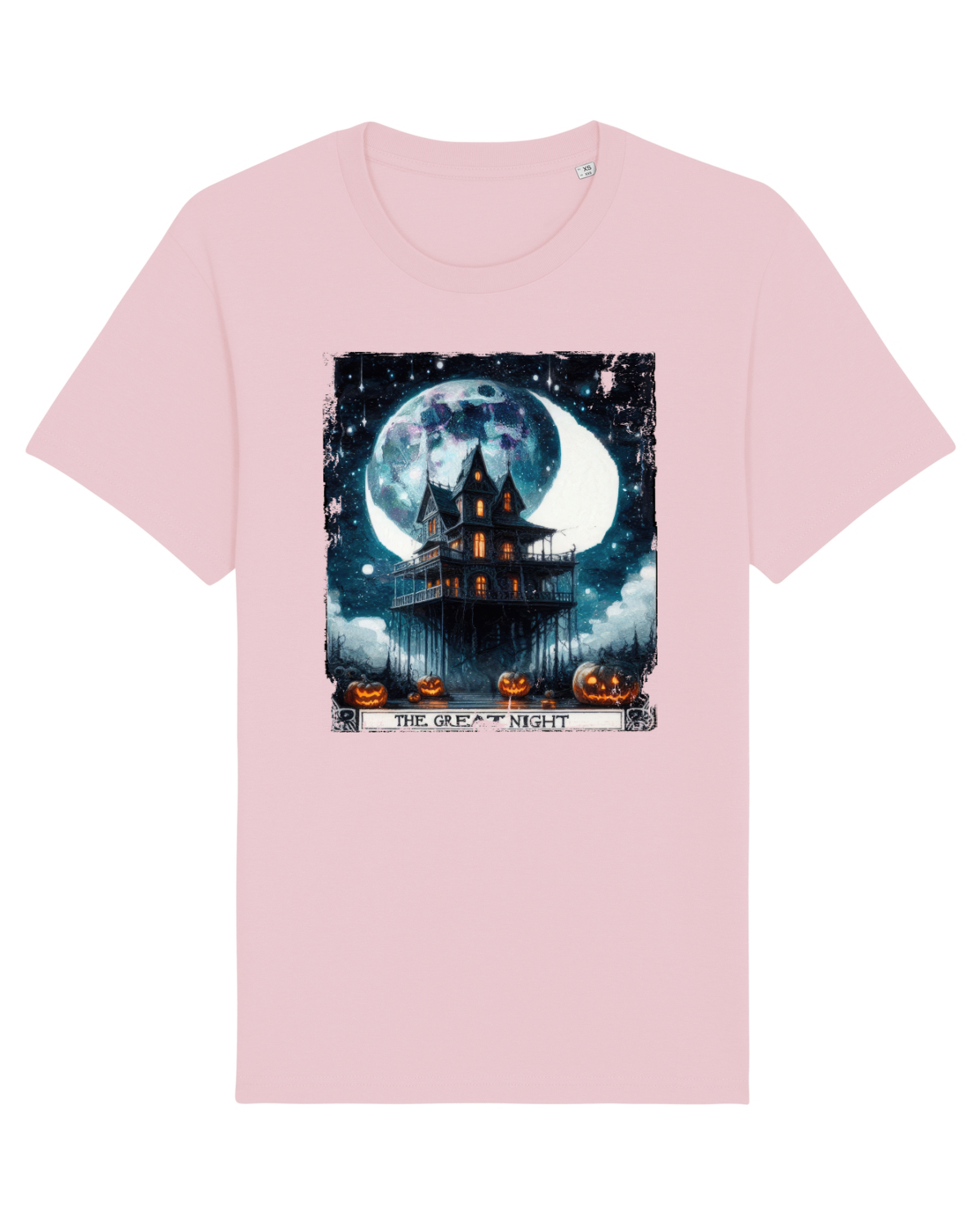 Tricou mânecă scurtă Unisex Rocker Cotton Pink