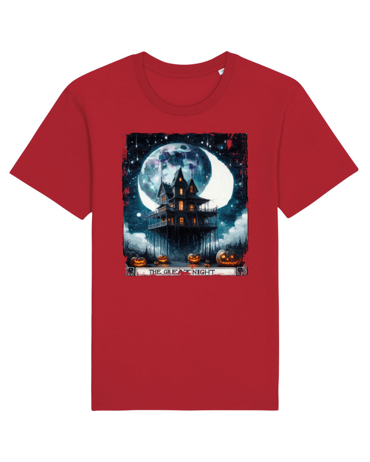 Tricou mânecă scurtă Unisex Rocker Red