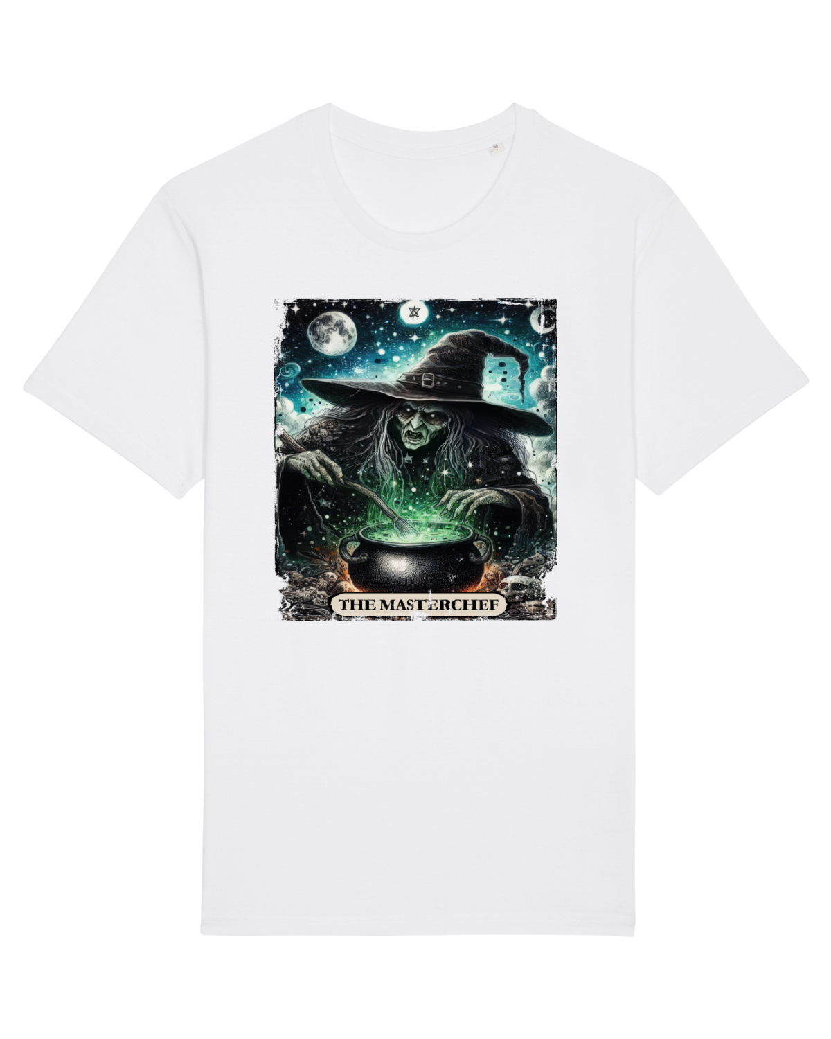 Tricou mânecă scurtă Unisex Rocker White