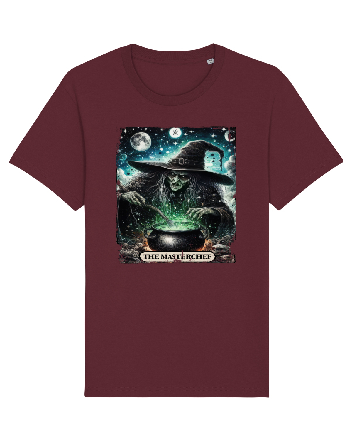 Tricou mânecă scurtă Unisex Rocker Burgundy