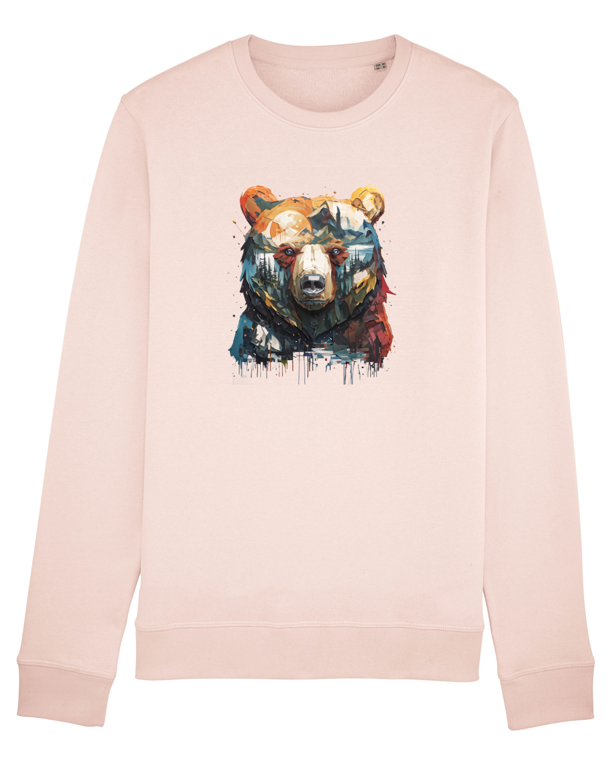 Bluză mânecă lungă Unisex Rise Candy Pink