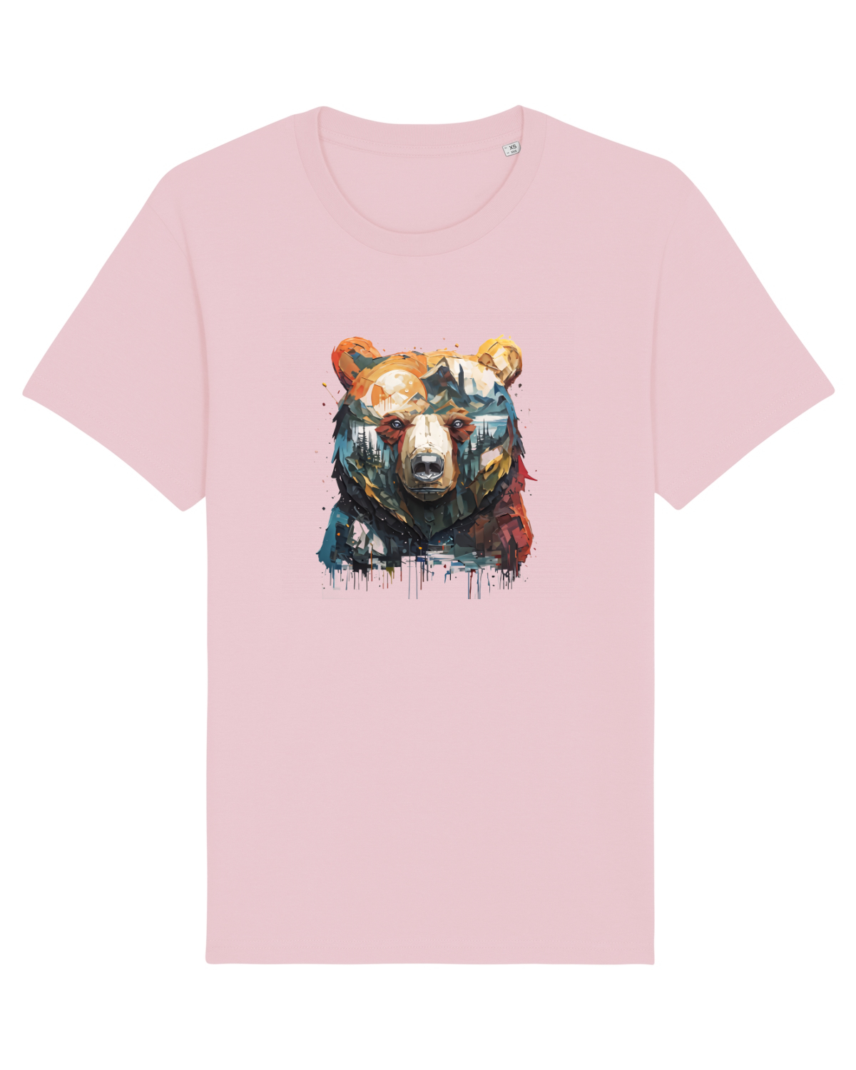 Tricou mânecă scurtă Unisex Rocker Cotton Pink
