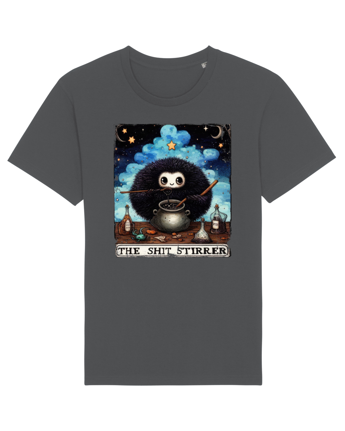 Tricou mânecă scurtă Unisex Rocker Anthracite