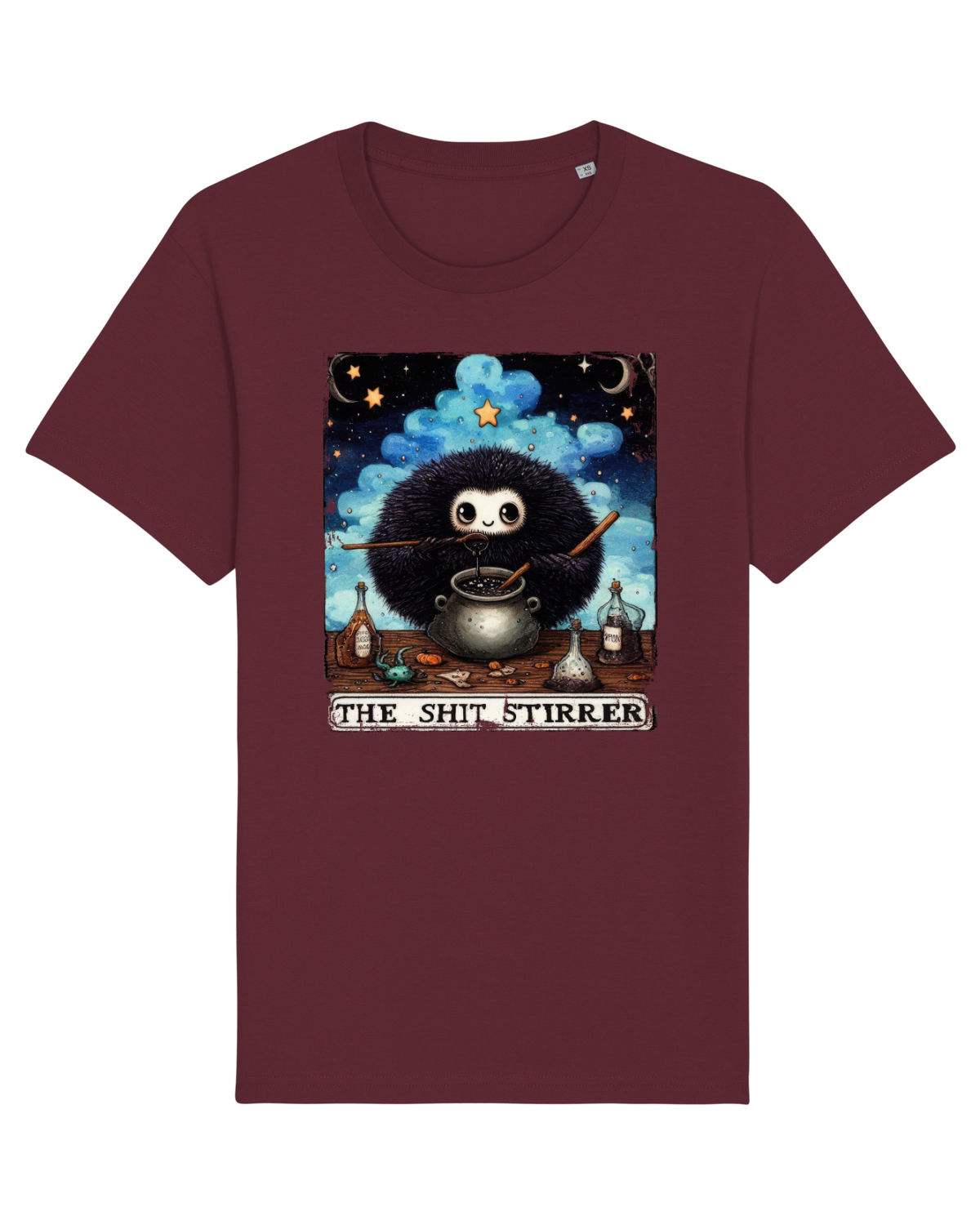 Tricou mânecă scurtă Unisex Rocker Burgundy
