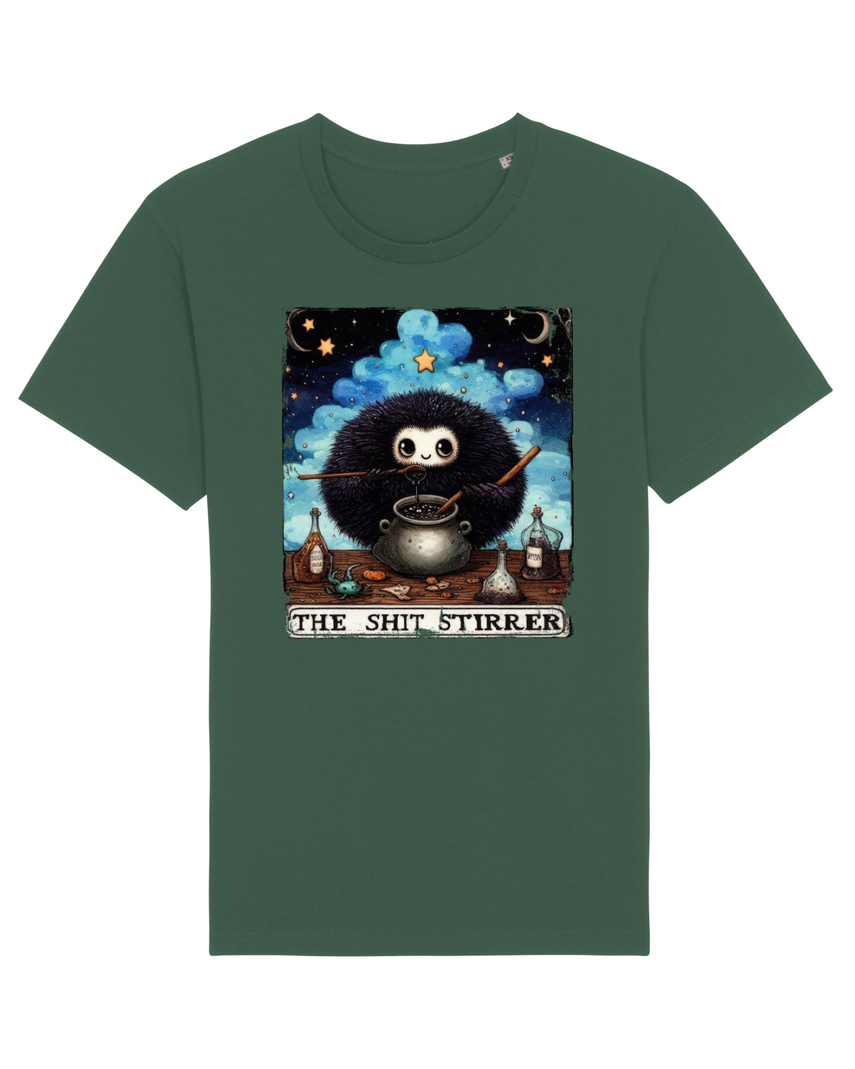 Tricou mânecă scurtă Unisex Rocker Bottle Green