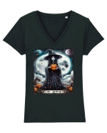 The Spooky Girl Tricou mânecă scurtă guler V Damă Evoker