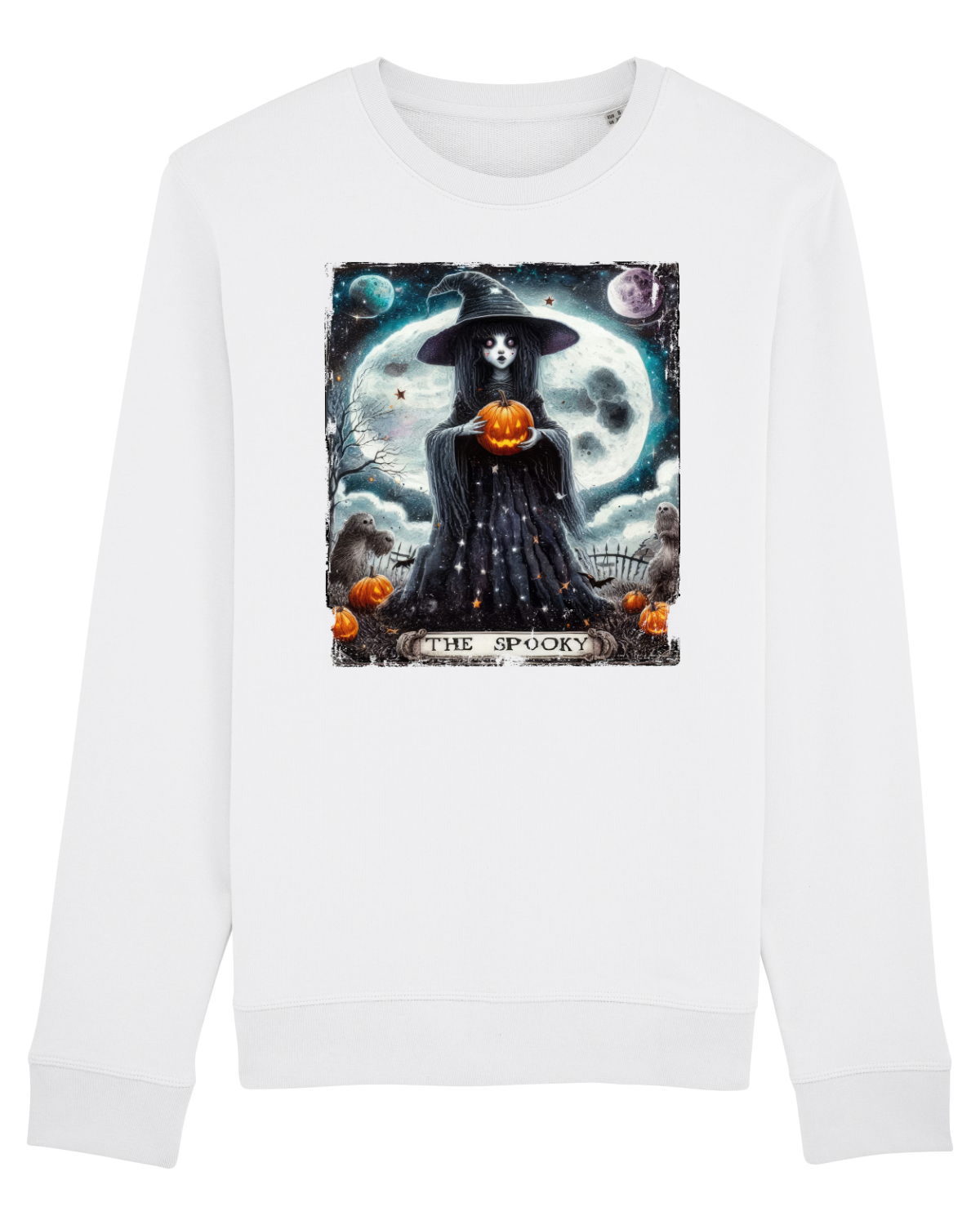 Bluză mânecă lungă Unisex Rise White