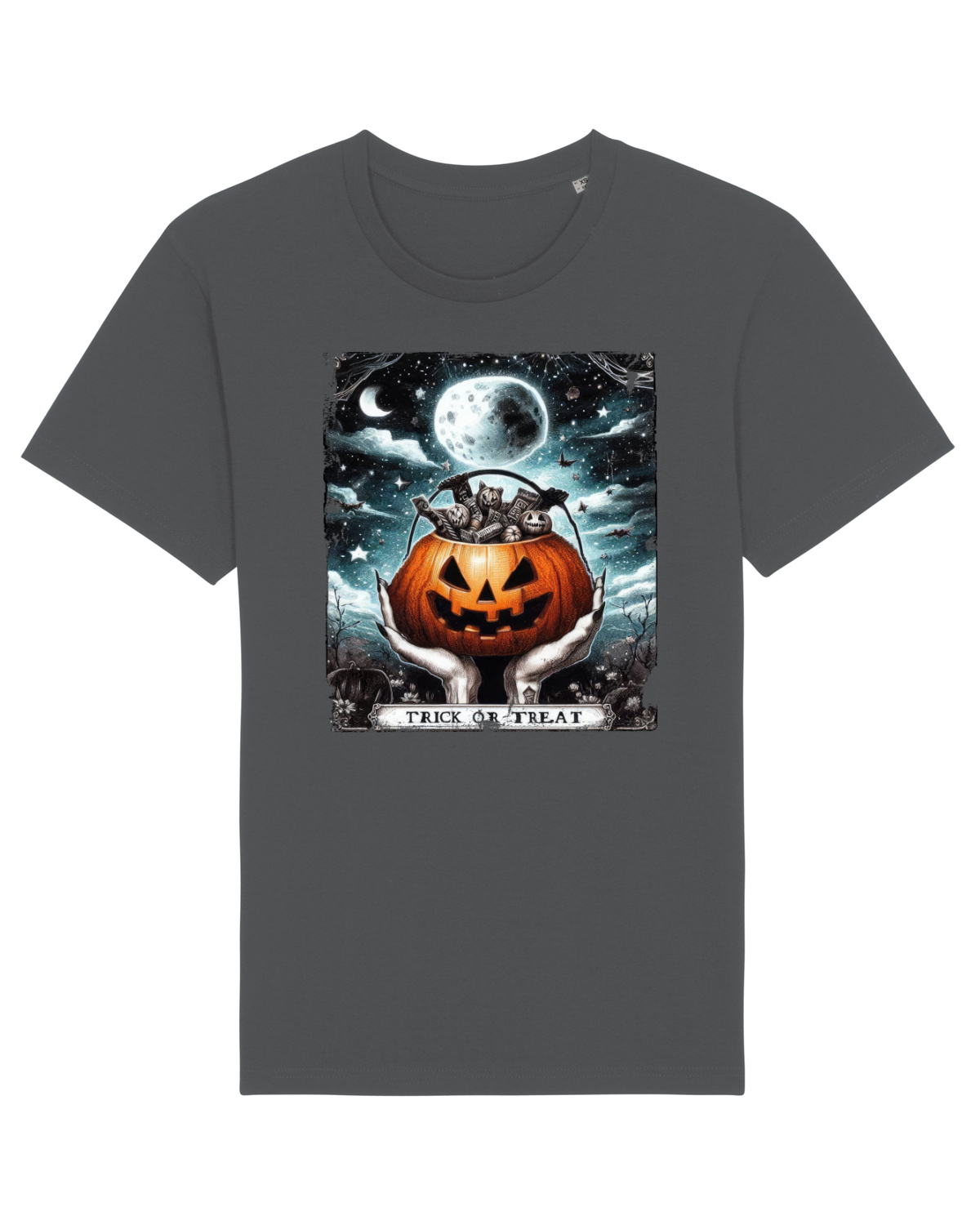 Tricou mânecă scurtă Unisex Rocker Anthracite