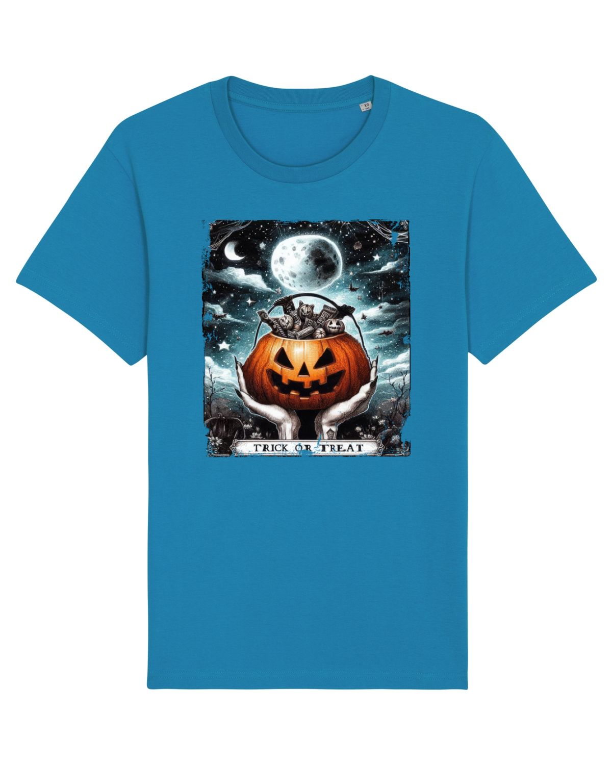 Tricou mânecă scurtă Unisex Rocker Azur
