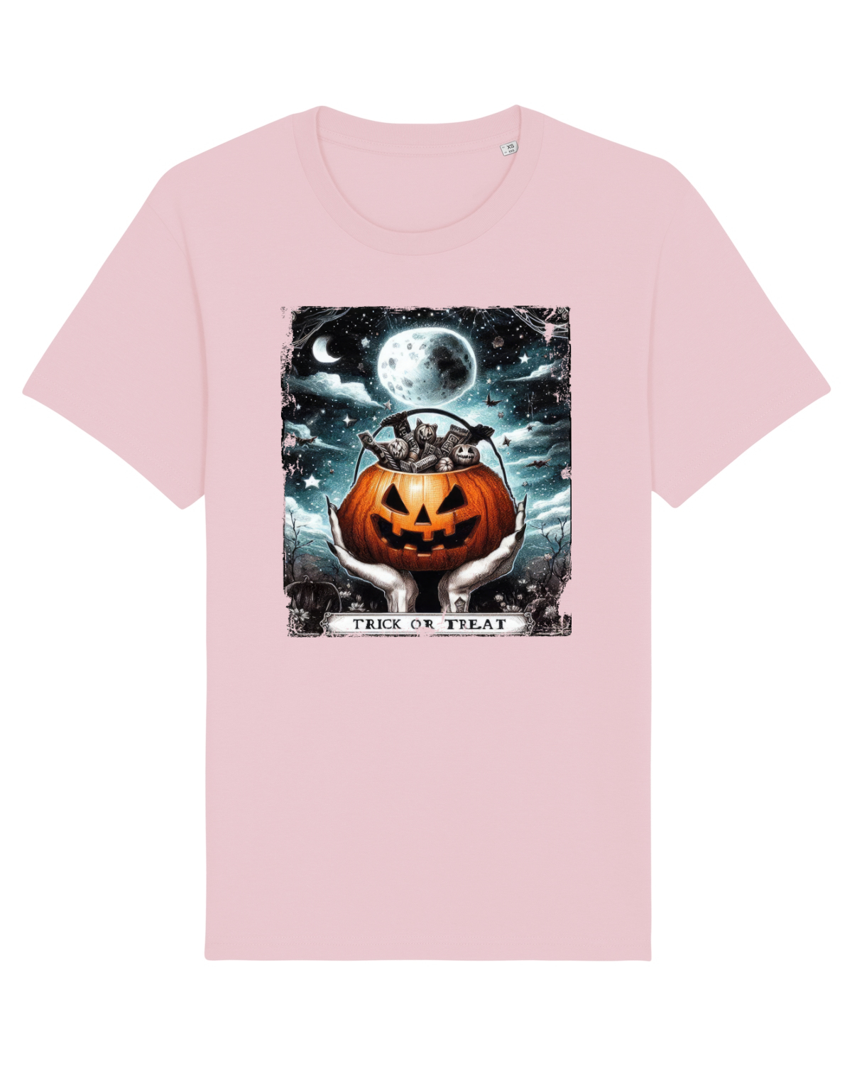 Tricou mânecă scurtă Unisex Rocker Cotton Pink