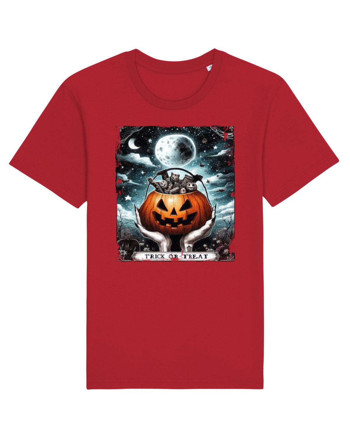 Tricou mânecă scurtă Unisex Rocker Red