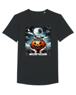 Trick Or Treat Tricou mânecă scurtă guler larg Bărbat Skater