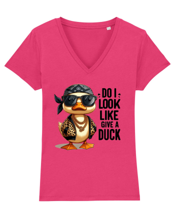 Do I Look Like Give A Duck Raspberry