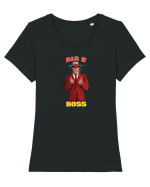 AIA E, BOSS! 2 Tricou mânecă scurtă guler larg fitted Damă Expresser