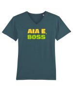 AIA E, BOSS! 3 Tricou mânecă scurtă guler V Bărbat Presenter