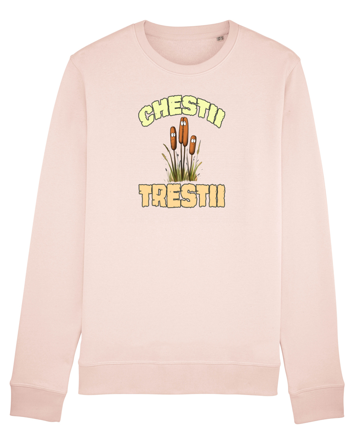 Bluză mânecă lungă Unisex Rise Candy Pink