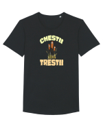 CHESTII TRESTII Tricou mânecă scurtă guler larg Bărbat Skater