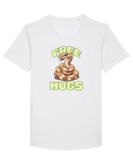FREE HUGS - BOA CONSTRICTOR Tricou mânecă scurtă guler larg Bărbat Skater