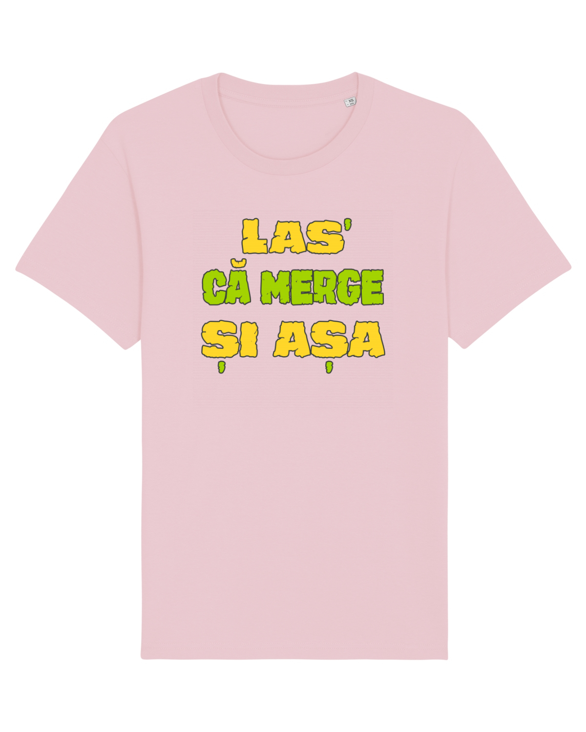Tricou mânecă scurtă Unisex Rocker Cotton Pink