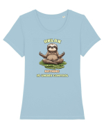 RELAX, NOTHING IS UNDER CONTROL Tricou mânecă scurtă guler larg fitted Damă Expresser
