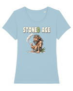 STONEd AGE ;) Tricou mânecă scurtă guler larg fitted Damă Expresser