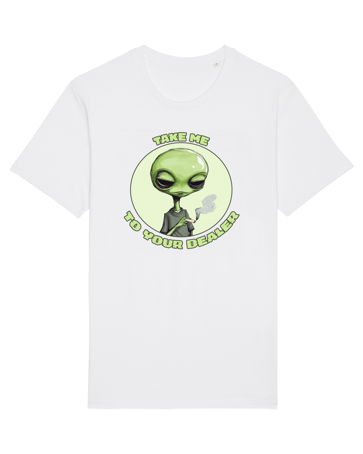 Tricou mânecă scurtă Unisex Rocker White