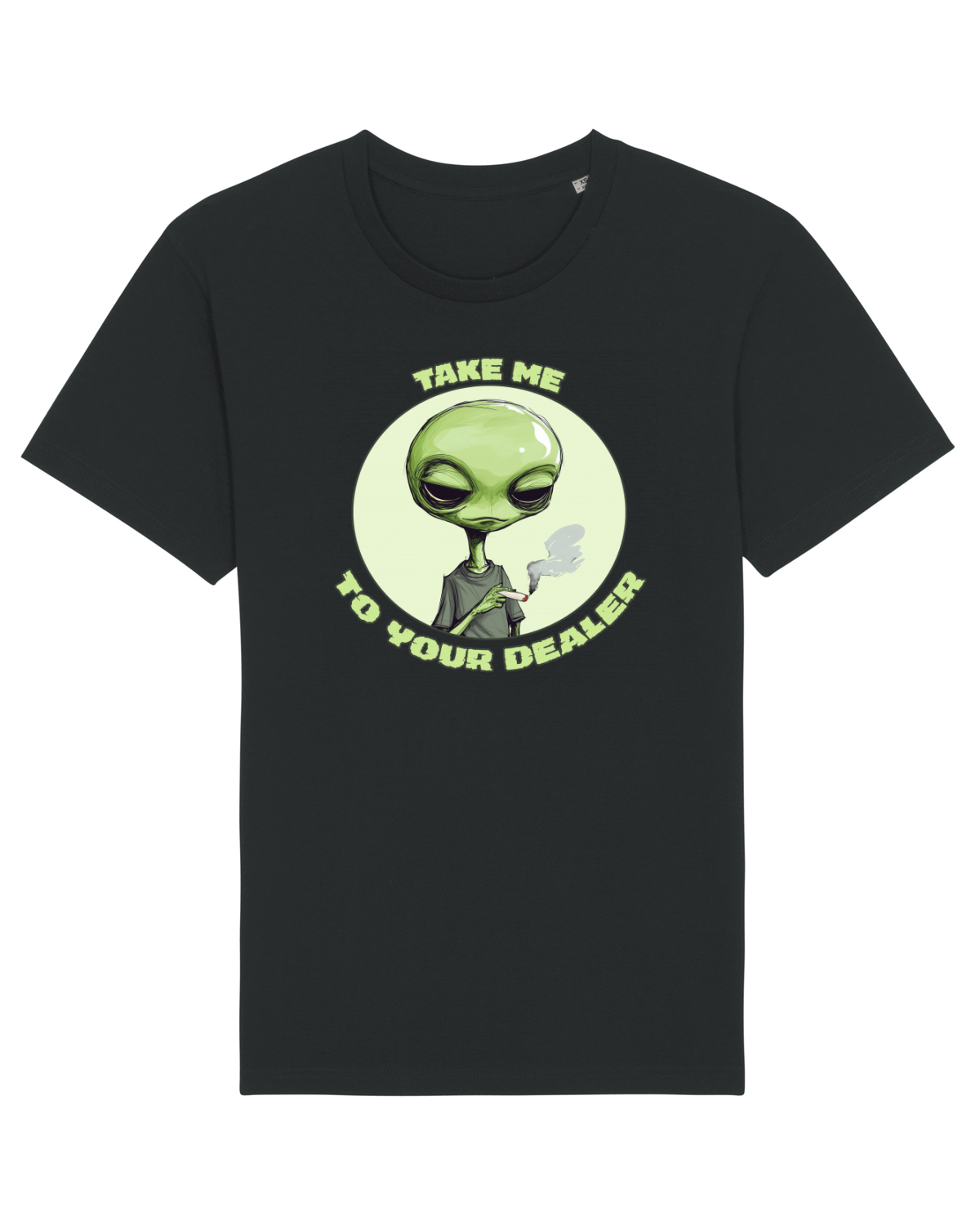 Tricou mânecă scurtă Unisex Rocker Black