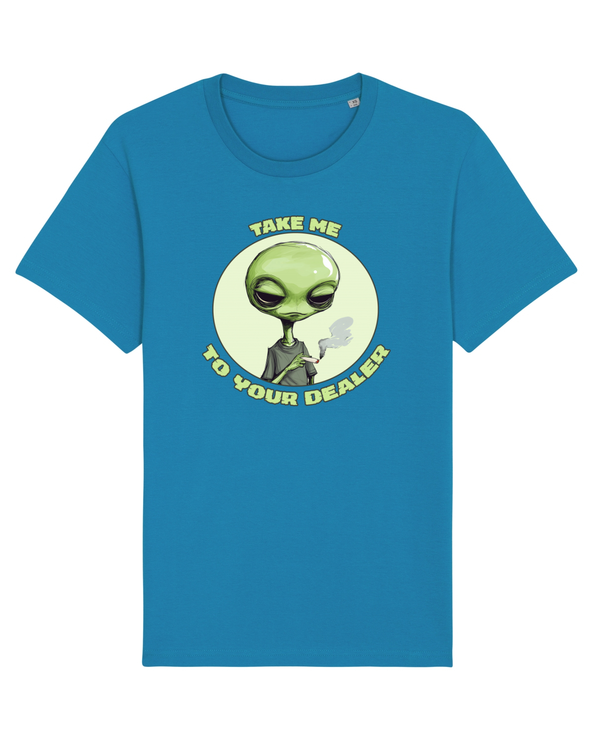 Tricou mânecă scurtă Unisex Rocker Azur