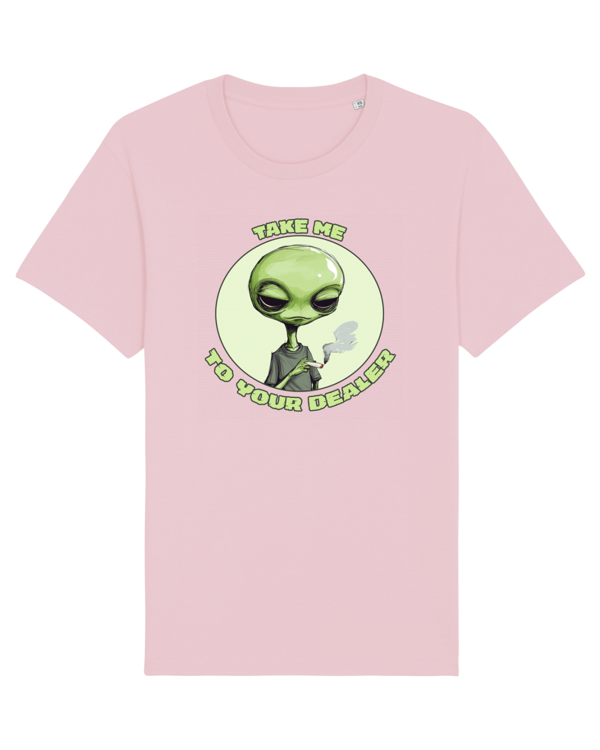 Tricou mânecă scurtă Unisex Rocker Cotton Pink