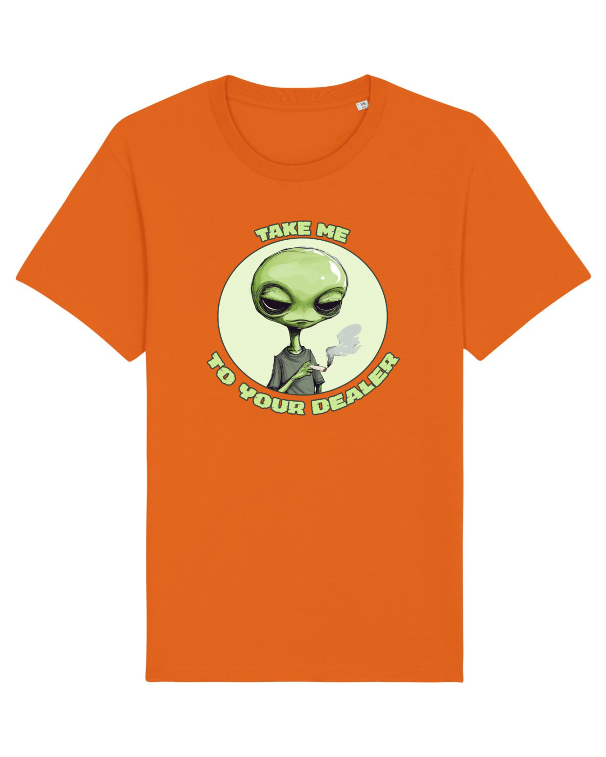 Tricou mânecă scurtă Unisex Rocker Bright Orange