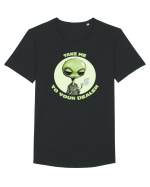 TAKE ME TO YOUR DEALER :D Tricou mânecă scurtă guler larg Bărbat Skater
