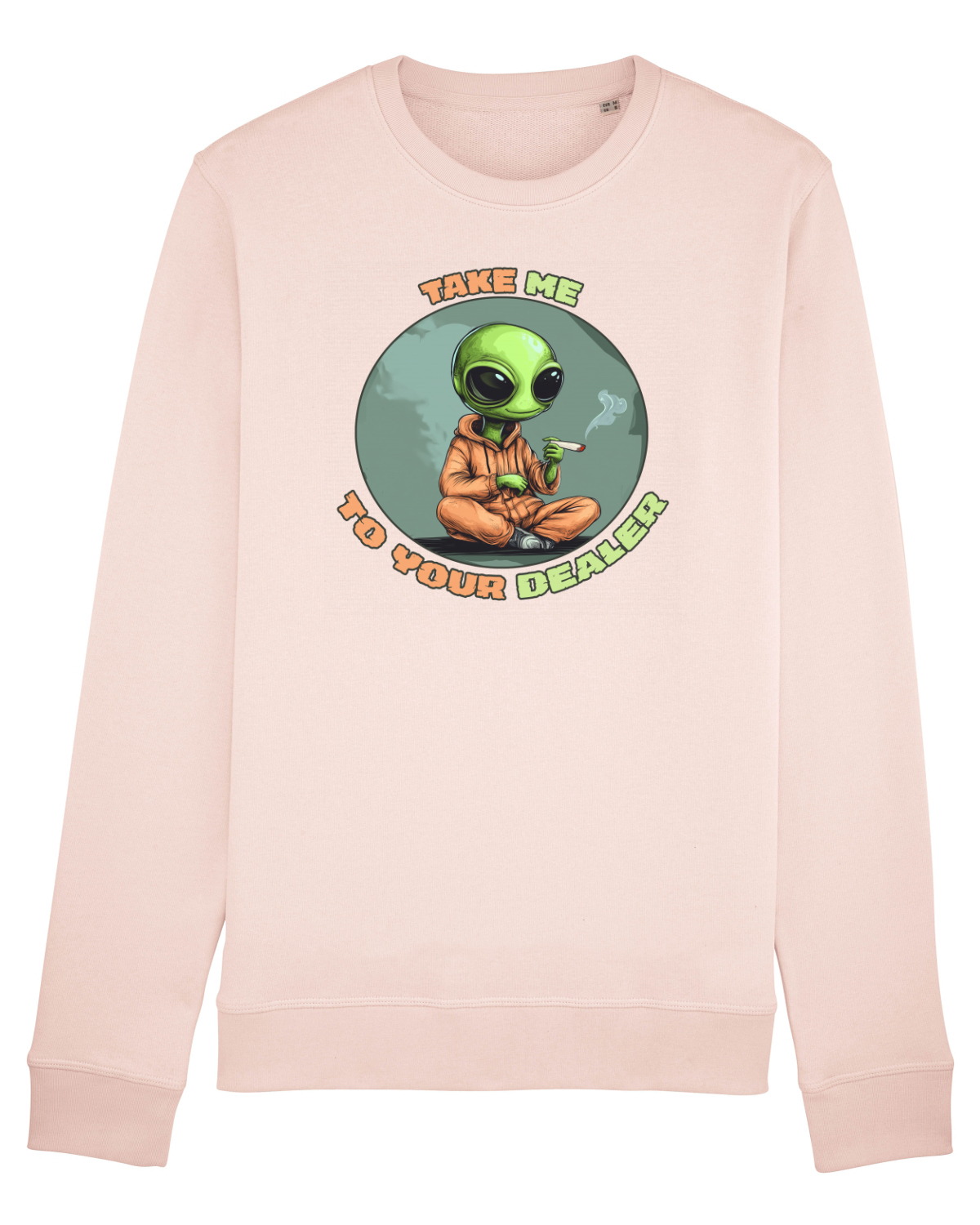 Bluză mânecă lungă Unisex Rise Candy Pink