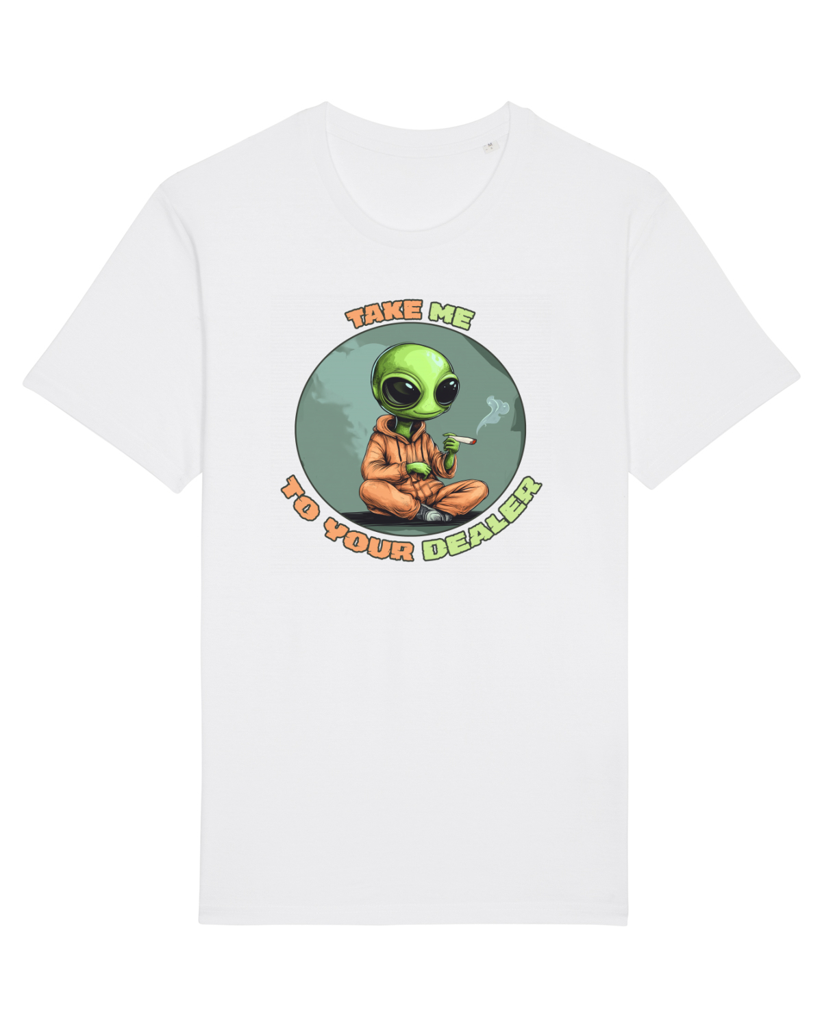 Tricou mânecă scurtă Unisex Rocker White