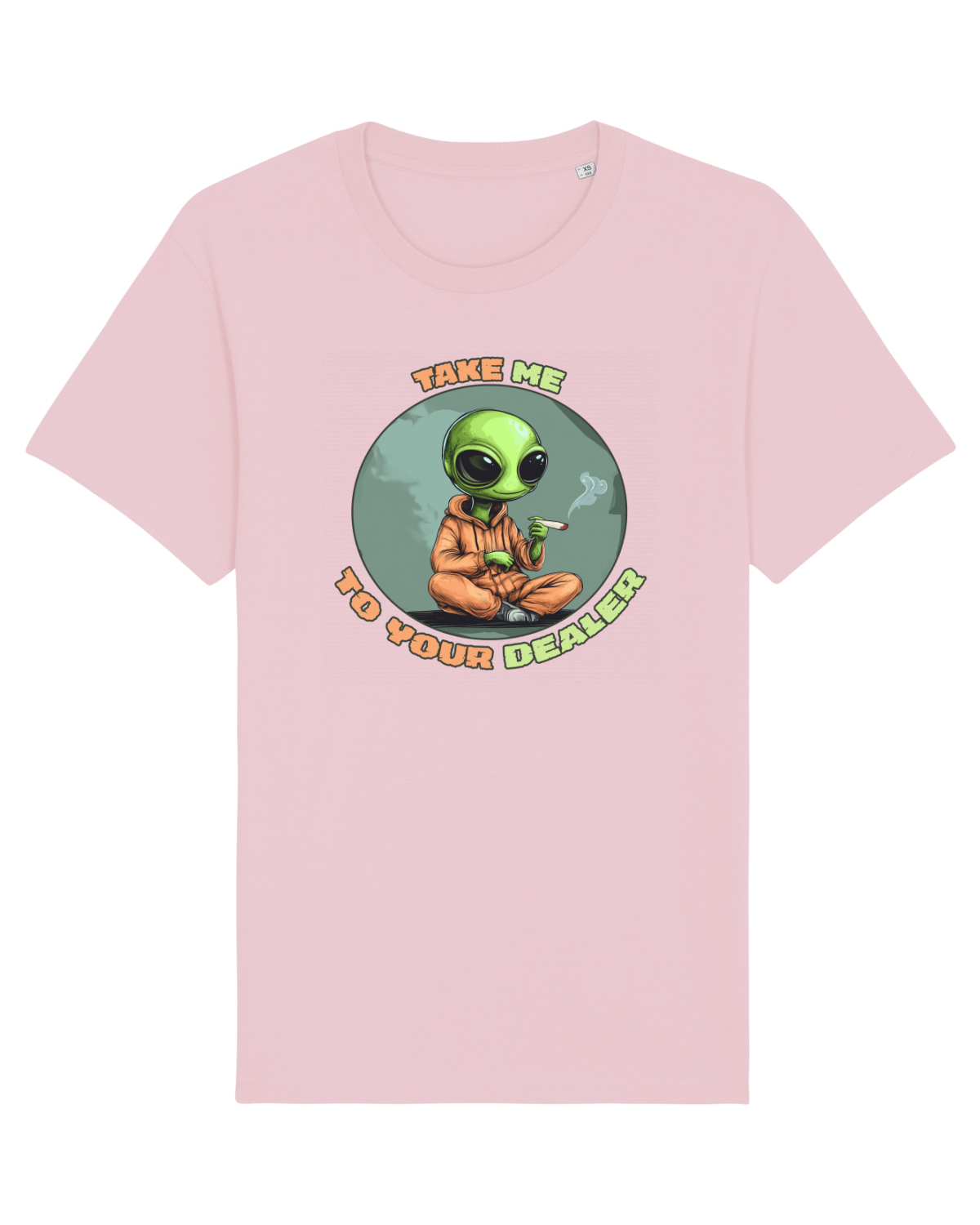 Tricou mânecă scurtă Unisex Rocker Cotton Pink