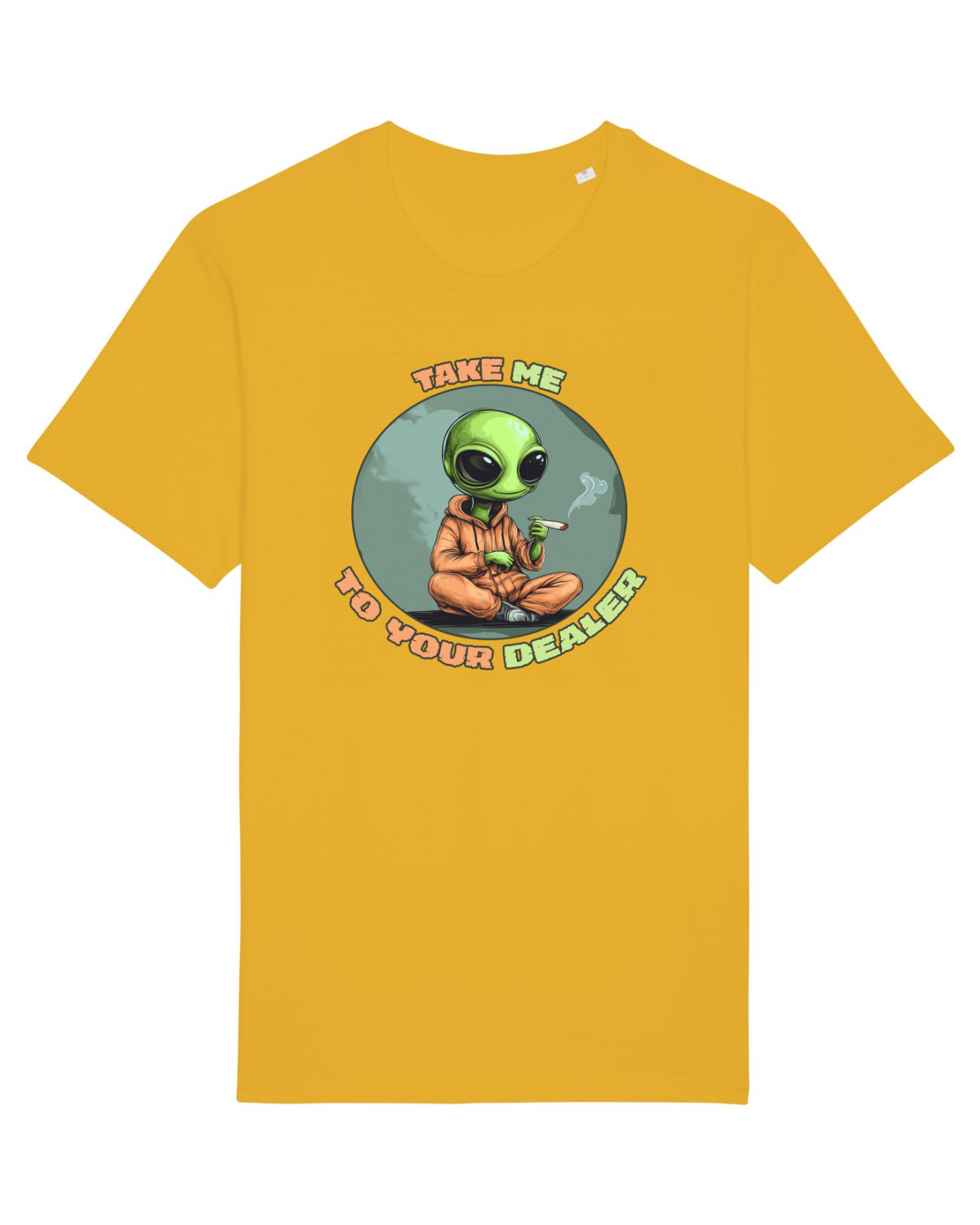 Tricou mânecă scurtă Unisex Rocker Spectra Yellow