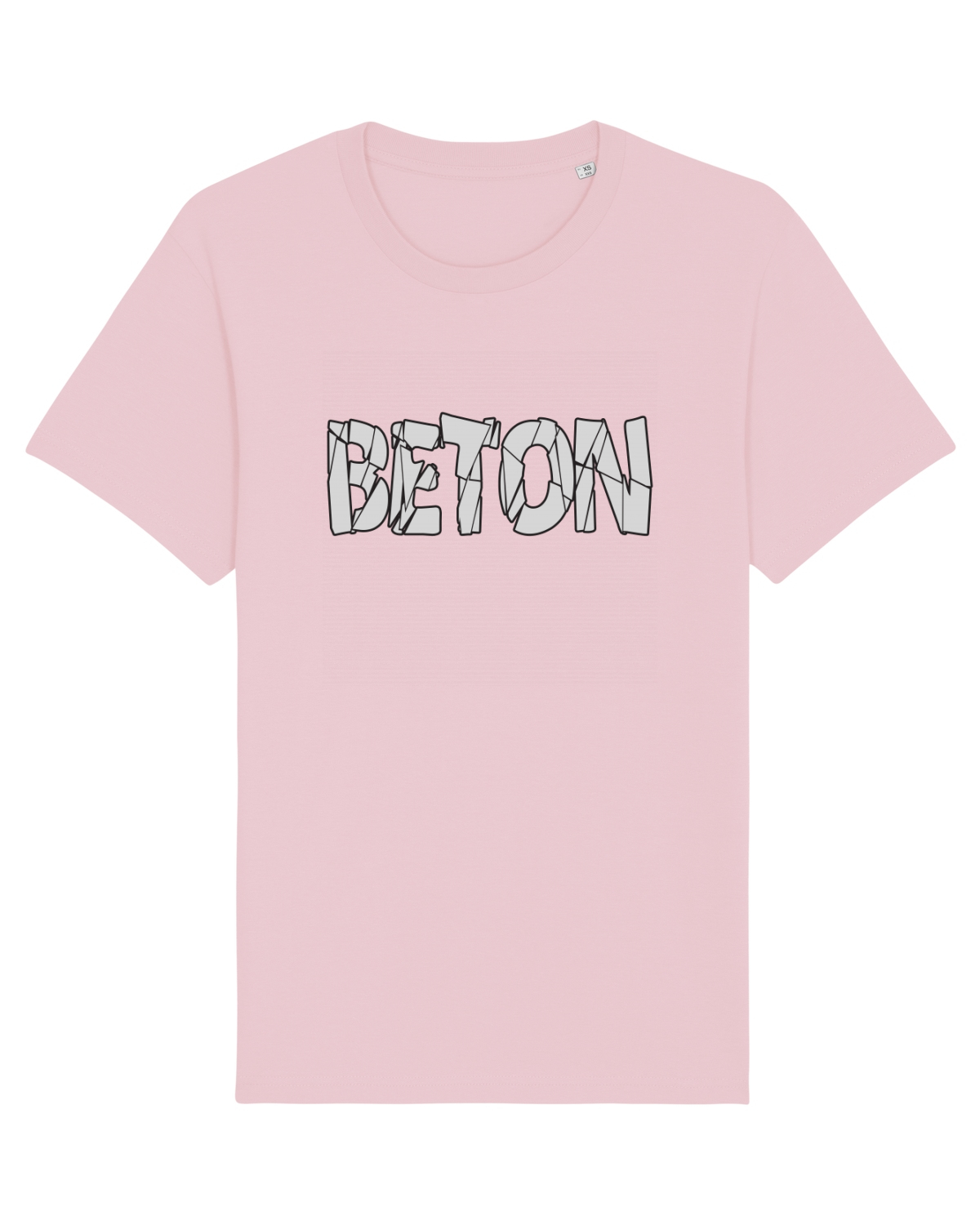 Tricou mânecă scurtă Unisex Rocker Cotton Pink