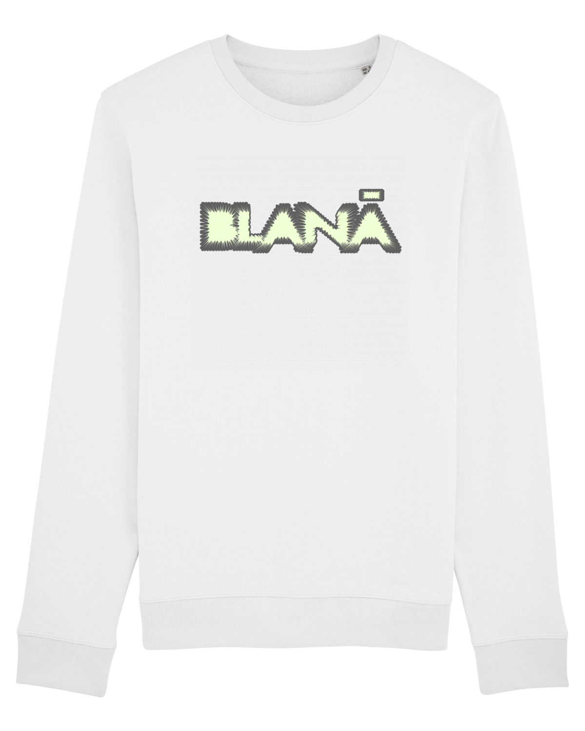 Bluză mânecă lungă Unisex Rise White