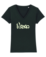 BLANAO! Tricou mânecă scurtă guler V Damă Evoker