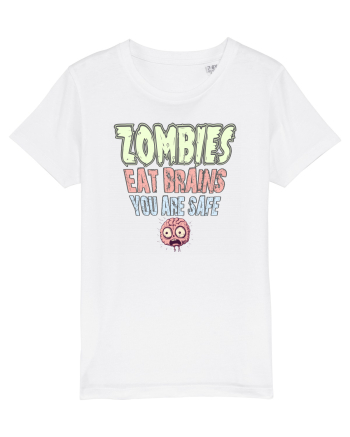 ZOMBIES EAT BRAINS, YOU ARE SAFE! :D White
