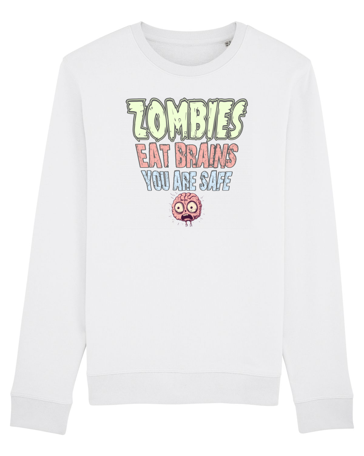 Bluză mânecă lungă Unisex Rise White