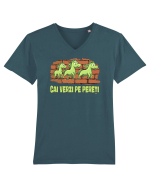 CAI VERZI PE PERETI :D Tricou mânecă scurtă guler V Bărbat Presenter