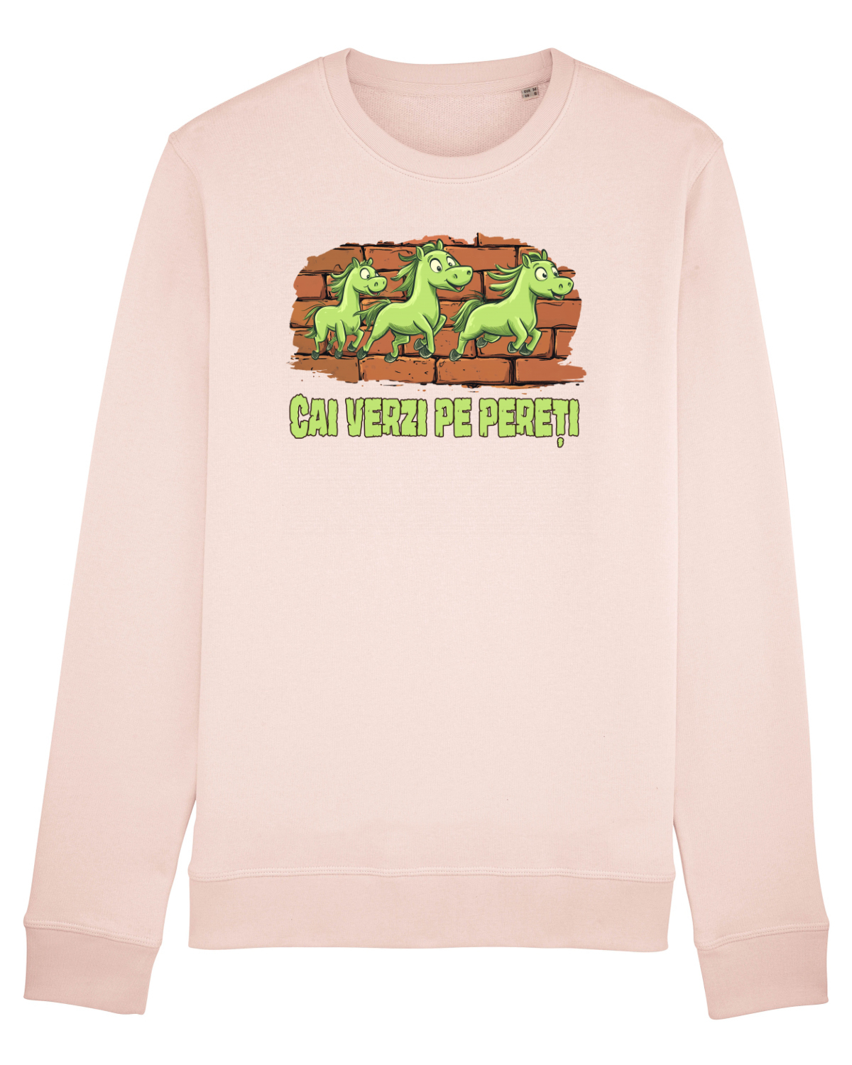 Bluză mânecă lungă Unisex Rise Candy Pink